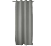 Rideau occultant ignifugé FLAMME - 140 x 260 cm - Gris clair