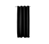 - Rideau occultant ignifugé FLAMME - 140 x 260 cm - Noir - Flamme