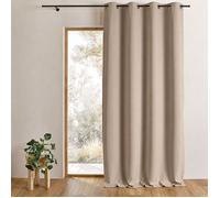 Rideau occultant ignifugé M1 non feu Beige 140x180 cm