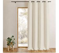 Rideau occultant ignifugé M1 non feu Ecru 240x260 cm