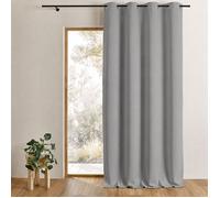 Rideau occultant ignifugé M1 non feu Gris 240x260 cm