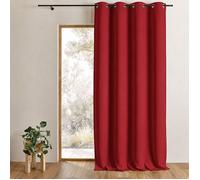 Rideau occultant ignifugé M1 non feu Rouge 140x260 cm