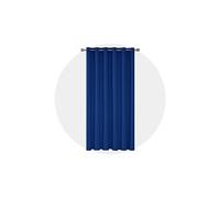 Rideau Occultant Isolant Thermique a Oeillet Rideaux Salon Rideaux Grande Largeur 200x290cm Bleu Roi