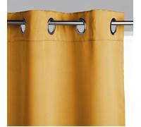 Rideau occultant jaune moutarde 140x260cm - Atmosphera Créateur d'intérieur