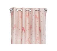 - Rideau Occultant "Licorne" 140x250cm Rose