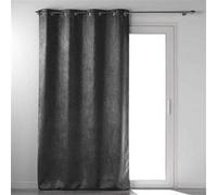 Rideau Occultant "Mélodie" 135x240cm Anthracite Gris G