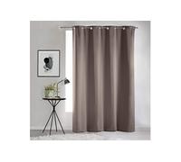 Rideau occultant - DOUCEUR D'INTERIEUR - OCCULT NOISETTE - 140x240 cm - Isolation acoustique
