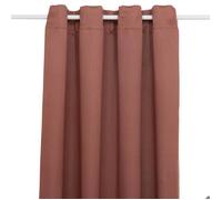 Atmosphera - Rideau occultant odelie Terracotta 135x240cm