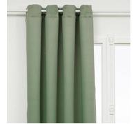 Atmosphera – Rideau occultant Odelie vert céladon 140x260 cm