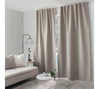 Rideau Occultant Opacité Maximale Eclipse 140x240cm Beige