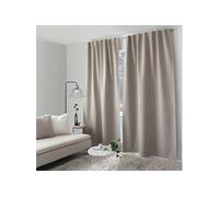 Rideau Occultant Opacité Maximale "Eclipse" 140x240cm Beige