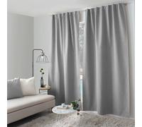 Rideau Occultant Opacité Maximale Eclipse 140x240cm Gris Clair