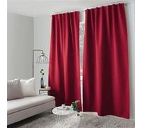 Rideau Occultant Opacité Maximale Eclipse 140x240cm Rouge