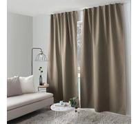 Rideau Occultant Opacité Maximale Eclipse 140x240cm Taupe