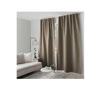 Rideau Occultant Opacité Maximale Eclipse 140x240cm Taupe