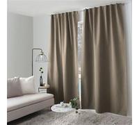 Rideau Occultant Opacité Maximale Eclipse 140x240cm Taupe