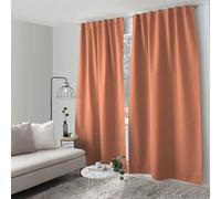 Rideau Occultant Opacité Maximale Eclipse 140x240cm Terracotta