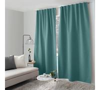 Rideau Occultant Opacité Maximale Eclipse 140x240cm Turquoise