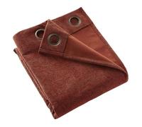 Rideau occultant phonique et thermique doublé polaire ""Bjorn"" 100% opaque Le fil d'Ariane - Bjorn Terracotta - 1 Panneau Occultant +