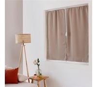Rideau Occultant "Reglisse" 60x120cm Naturel Marron G