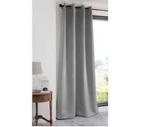 Rideau Occultant - STOF - Notté - 100% Polyester - Gris - Œillets - 135 x 250 cm