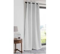Rideau Occultant STOF Notté Polyester Œillets 135 x 250 cm Blanc