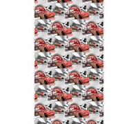 Rideau occultant taille L Cars Flash McQueen sur fond gris clair de Disney 140CM X 245CM Multicolore G