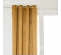 Atmosphera - Rideau occultant Théa - Jaune Ocre - 140x260 cm