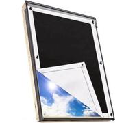 Rideau occultant thermique pour fenêtre de toit - protection contre la chaleur - Velux Fenêtres - GGU GGL GPU GPL GHU GHL GTU GTL GXU GXL - Ventouses - 116 x 120 cm Protection solaire ventouse