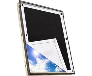 Rideau occultant thermique pour fenêtre de toit - protection contre la chaleur - Velux Fenêtres - GGU GGL GPU GPL GHU GHL GTU GTL GXU GXL - Ventouses - 116 x 120 cm Protection solaire ventouse