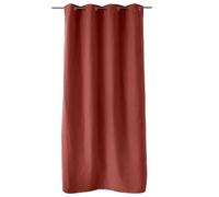 Rideau occultant thermique SAFFA - 135 x 240 cm - Terre cuite