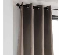 Rideau Occultant Uni 210gr/M2 Polyester Beige 135x250 Cm