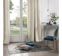 Rideau occultant velours ivoire 140x260 Atmosphera - Ivoire Ivoire G