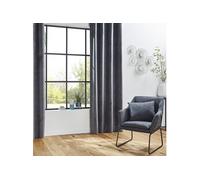 Rideau occultant velours Otto gris 140x260
