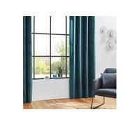Atmosphera - Rideau occultant Otto Velours - à Oeillets - Vert cèdre 140x260 cm