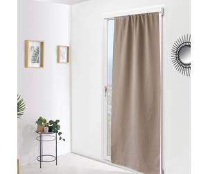 Rideau occultant - Vitrage - Uni - 90x210cm - Ecru - Intérieur