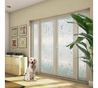 Rideau pare-soleil - Cloison décorative - Préserve l'intimité - Se fixe par adhérence sans colle - 40 x 240 cm - Lamelles