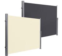 Rideau Pare-Soleil Rétractable Tiré À La Main, Auvent Latéral Rétractable | Pare-soleil,Rétraction En Douceur,Séparateur Enroulable,Facile À Ranger,For Cour,Toit-terrasse(Beige,1.8x6m/6x20ft)