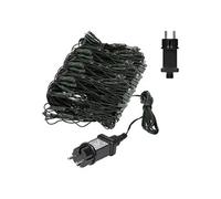 Rideau Pendant Lumineux à LED, PVC, 1,0x2,0 m, 160 LED Blanc Chaud, Chaîne