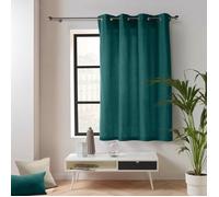 Rideau Petite Hauteur 135 x 180 cm - Coton/Polyester - Twily Émeraude