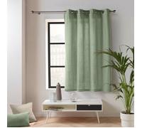 Rideau Petite Hauteur 135 x 180 cm - Coton/Polyester - Twily Sauge