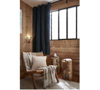 Rideau Petite Hauteur 140 x 180 cm - Occultant Doublé Polaire - Bjorn Bleu foncé