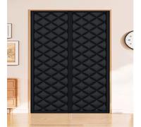Rideau Porte Magnétique Hiver Isolant Oxford Rembourré Thermique | Rideau coton isolant pour entrée et cuisine Fermeture automatique, réduction bruit, adhésif