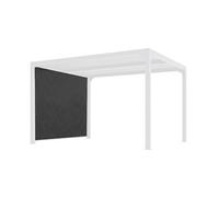 Rideau pour pergola bioclimatique PER 3630 BI et PER 2430 BI avec rail pour côté 3 m couleur gris