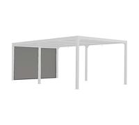 Rideau latéral gris pour pergola bioclimatique PER 3630 BI et PER 3660 BI - 3,60 m