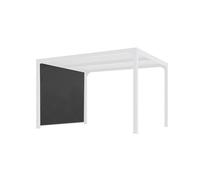 Rideau latéral gris pour pergola bioclimatique PER 3630 BI et PER 2430 BI - 3 m