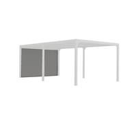 Rideau latéral gris pour pergola bioclimatique PER 3630 BI et PER 3660 BI - 3,60 m