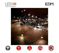Rideau Red Icicle Easy-Connect 2x1,5mts 90 Led Blanc Chaud 30v (Usage Int. Ext.) Edm Total 1,62w