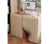 Rideau Sous Bureau Jupe de Bureau Thermique Cache Confidentialité | Panneau Isolant Épais Auto-Adhésif Sans Perçage for Bureau Maison et Espace Travail(Style1,80x70cm/31x28in)