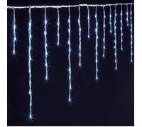 Rideaux stalactites extérieur 4m 240 LED blanc froid + transfo Feeric lights & christmas